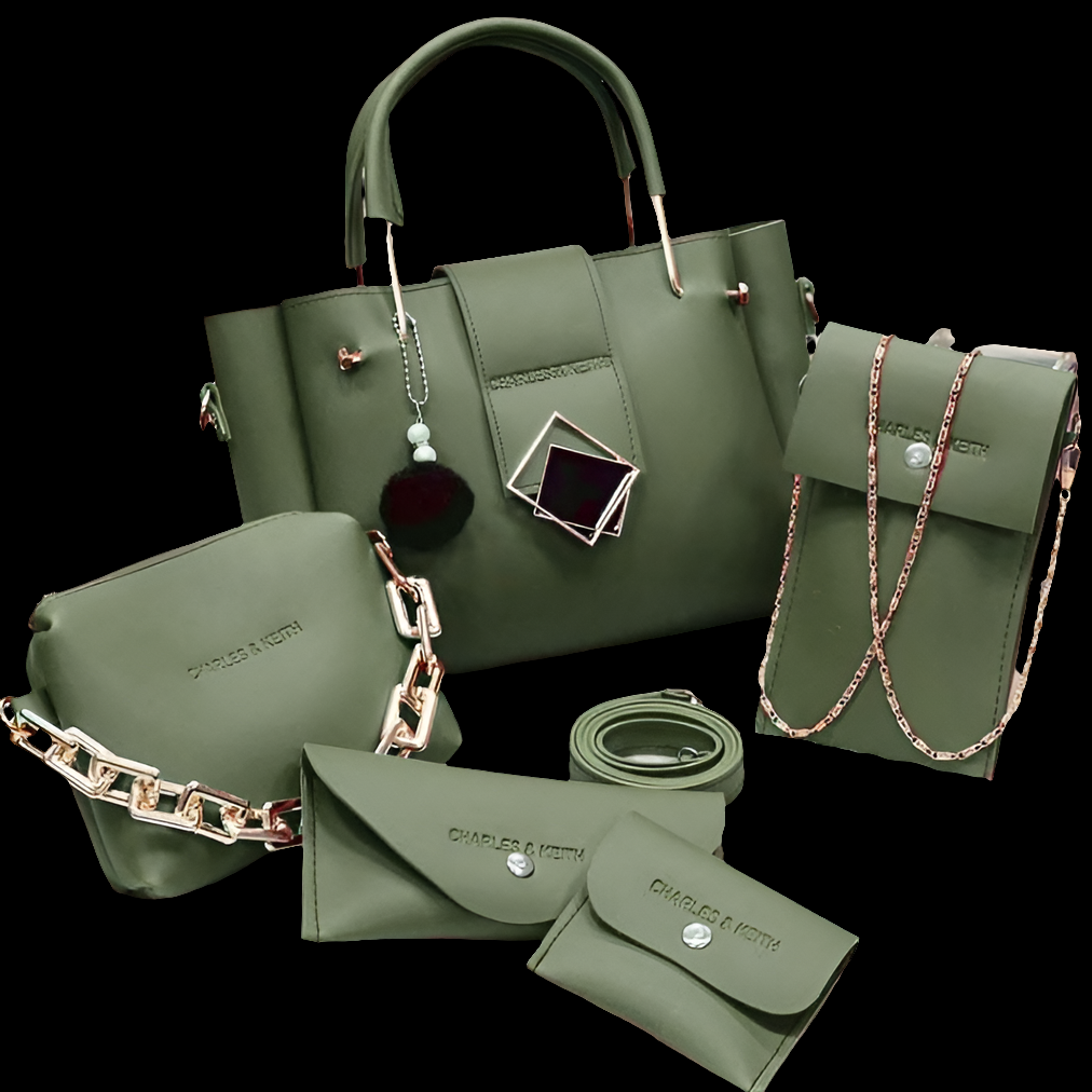 Charles & Keith 5 Pcs Bag Set for Girls - Ishal Design House