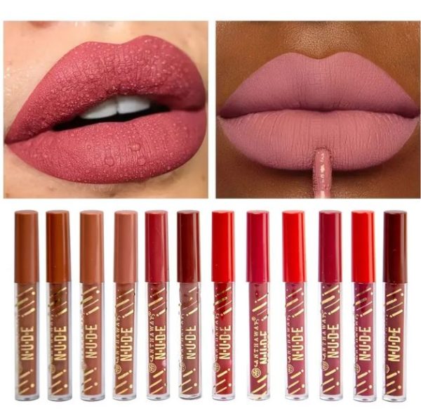 "Bare Rouge β The Perfect Nude-Red Lip Gloss" (Pack of 12).