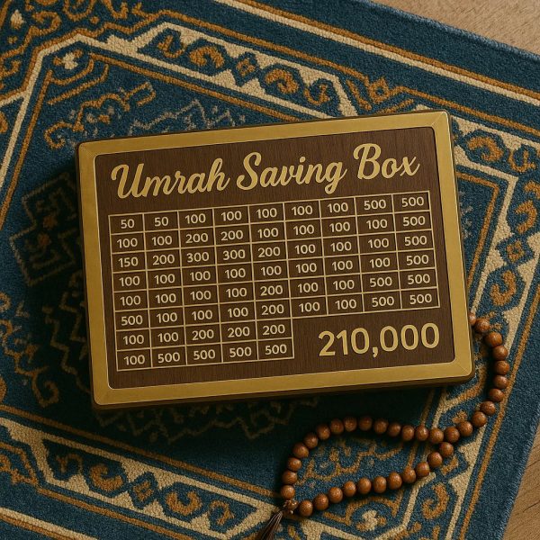 "Umrah Savings Box – A Step Closer to the Holy Journey"